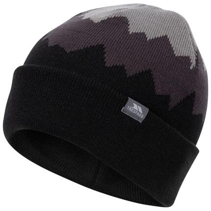 Trespass Cobbler bonnet homme tricoté - Storm Grey/Dark Grey/Black