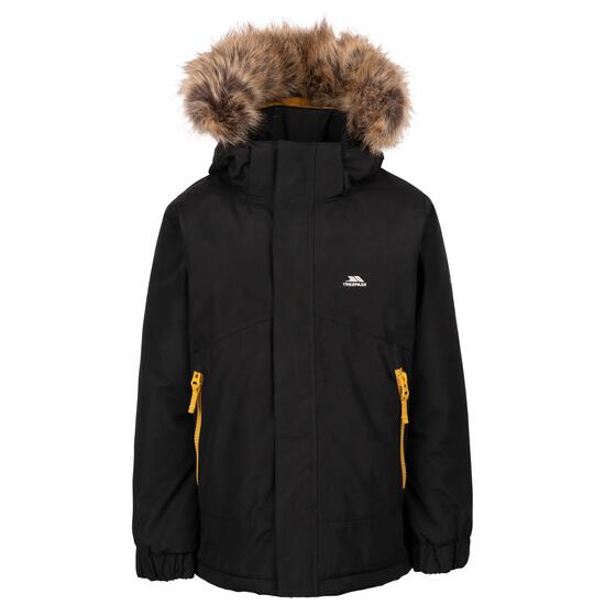 Trespass Wyald- Veste de Pluie Mixte Enfant Noir