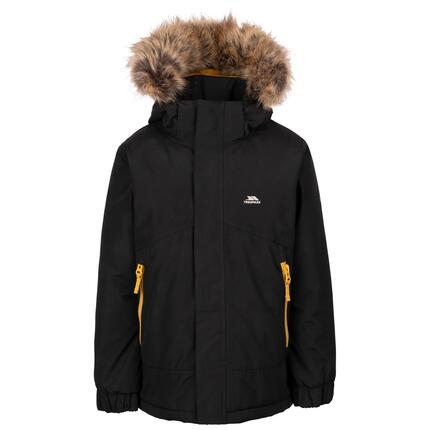 Trespass Wyald- Veste de Pluie Mixte Enfant Noir