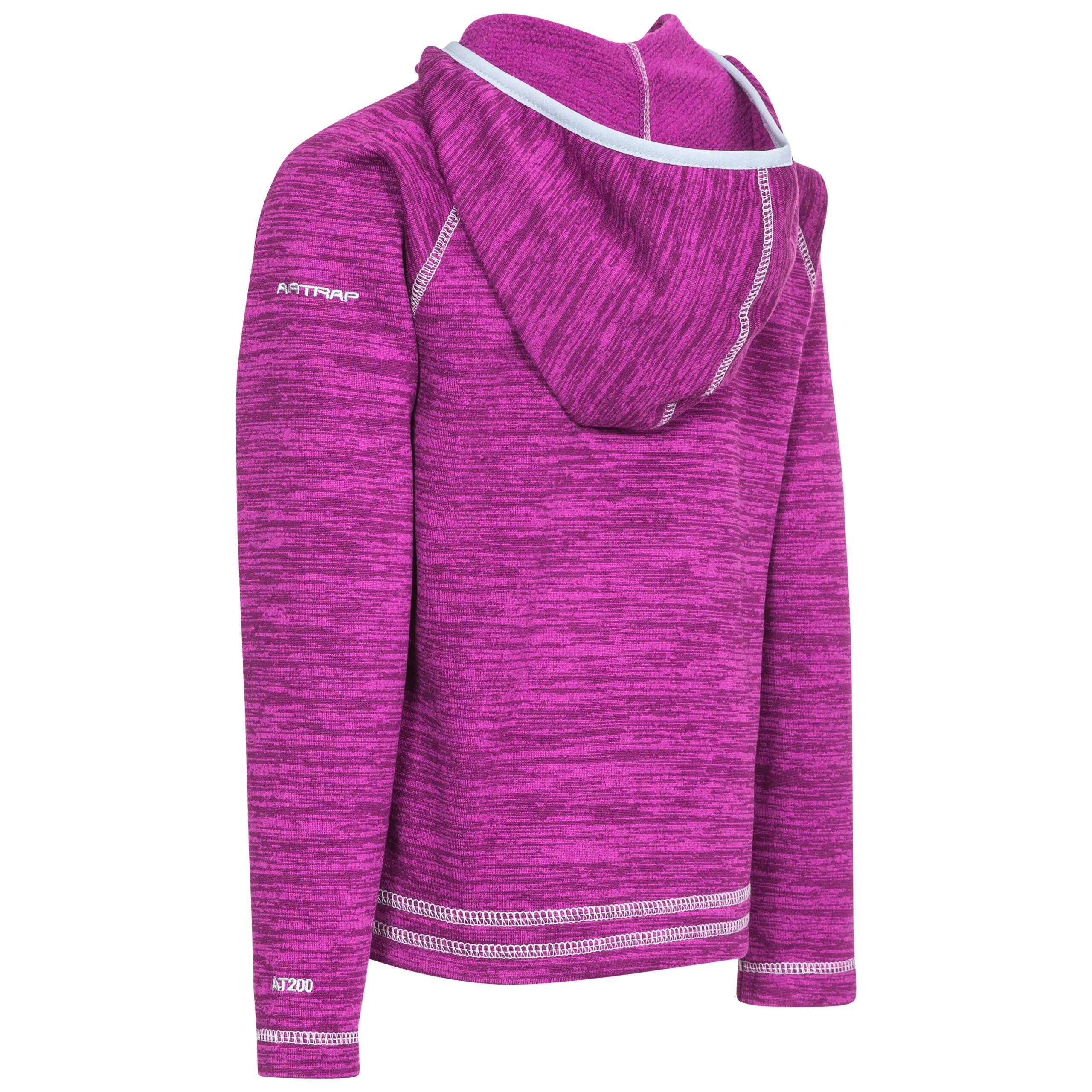 2058 Forro polar femenino con capucha y cremallera completa Purple Orchid Marl 4/5