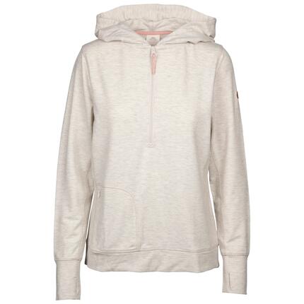 Trespass Zia - Sweat à capuche décontracté pour Femme Crème Chiné