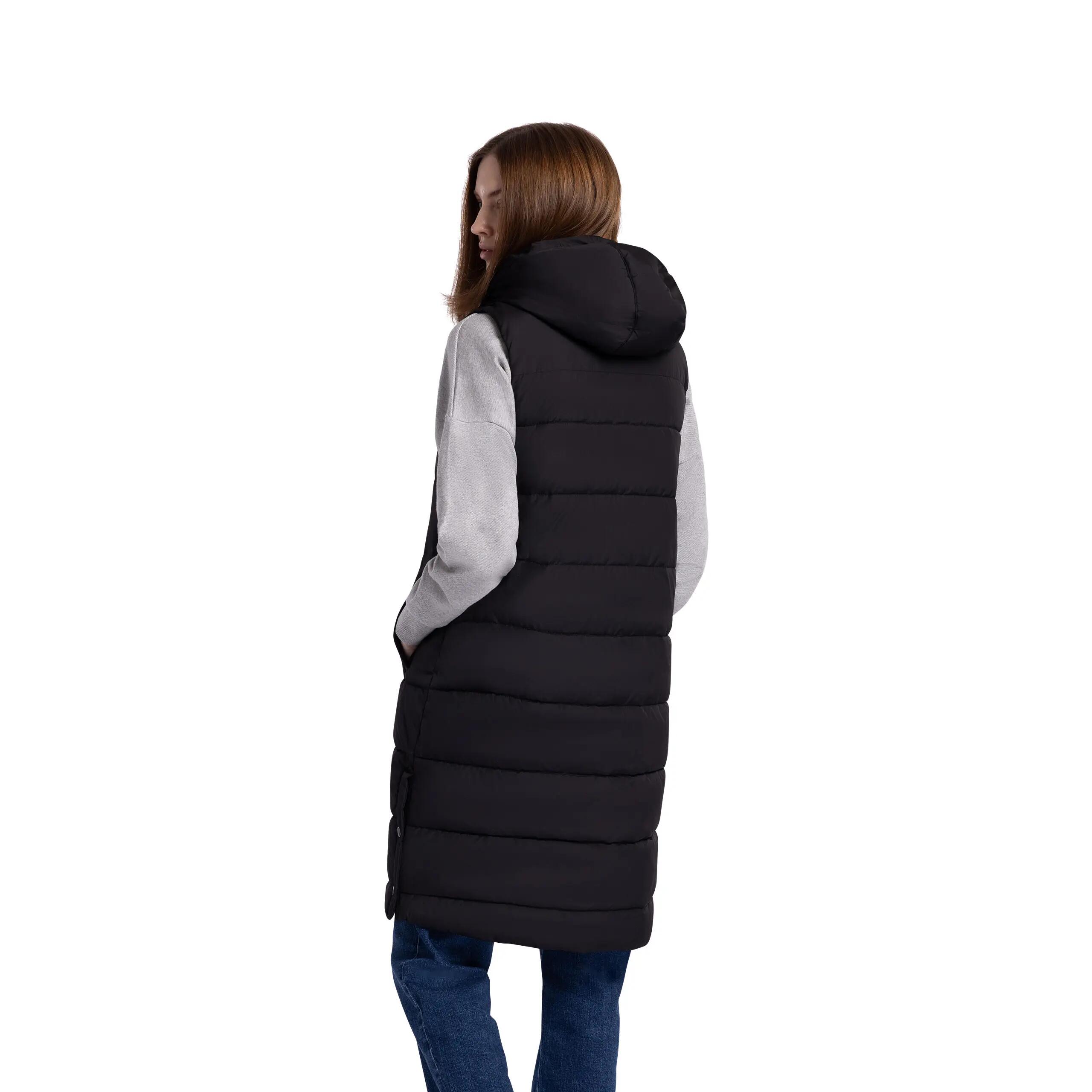 Trespass Leona - Colete Acolchoado Feminino Preto 5/5