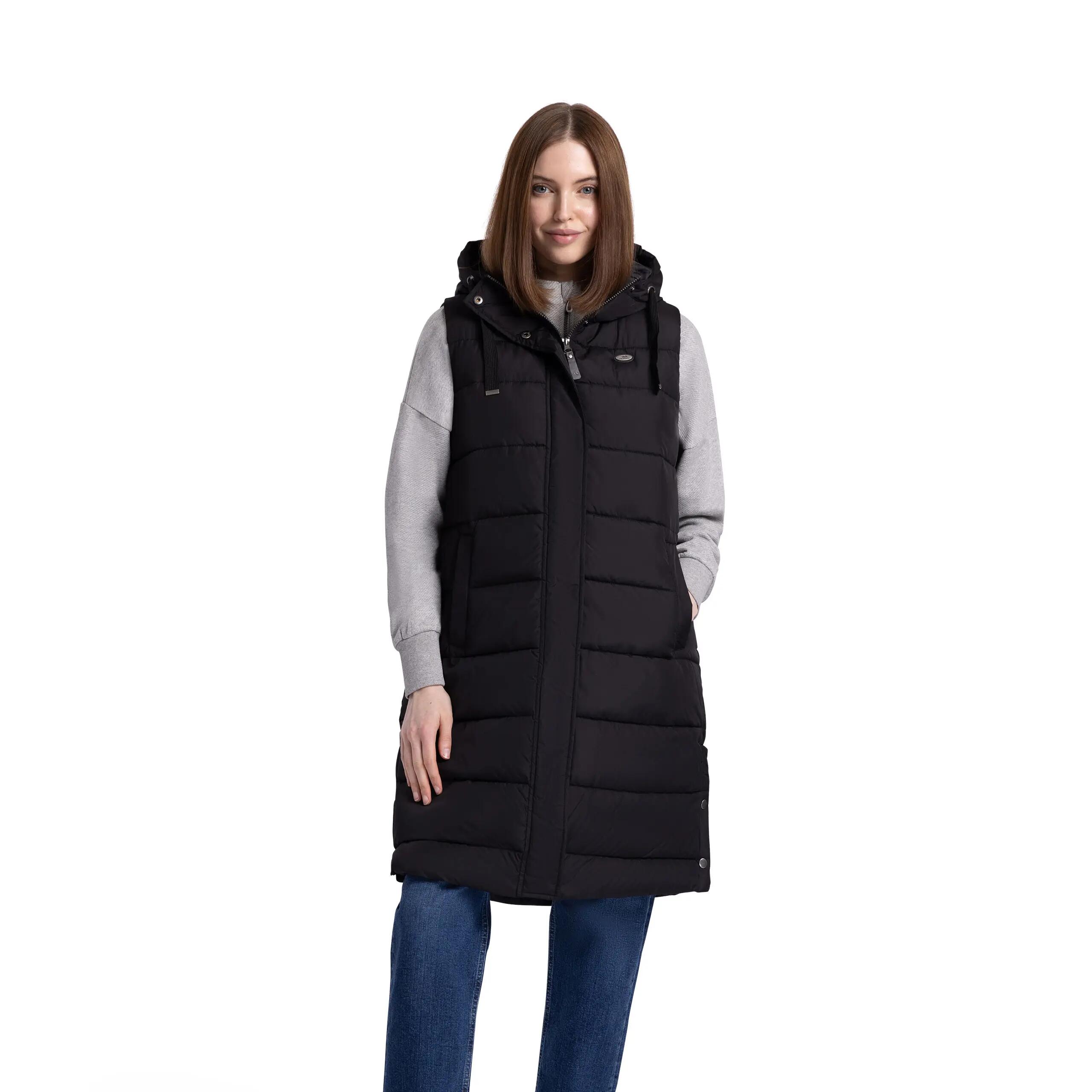 Trespass Leona - Colete Acolchoado Feminino Preto 4/5