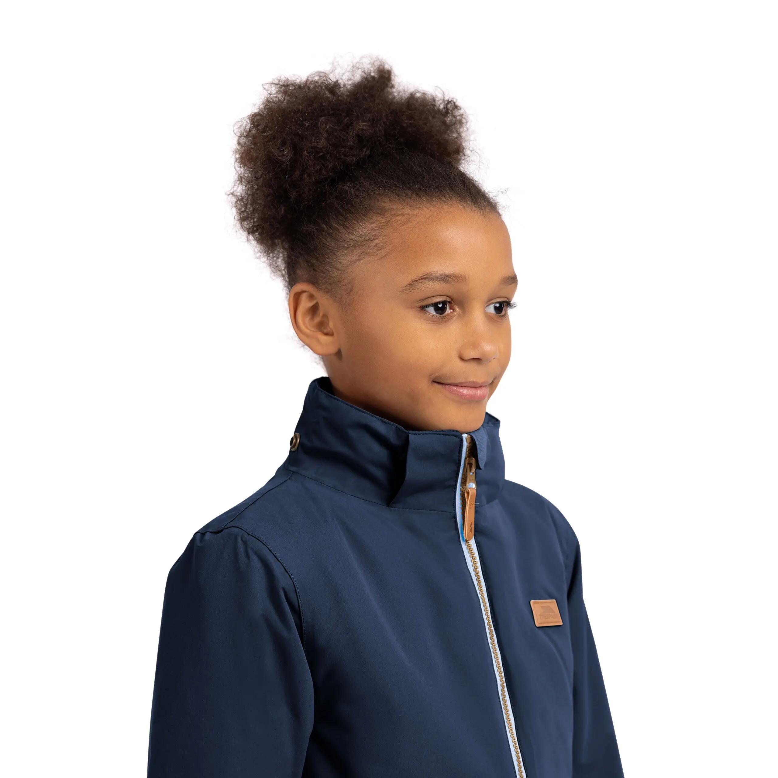 2058 Trespass Oleta - Giacca antipioggia unisex per bambini fiordaliso 3/3