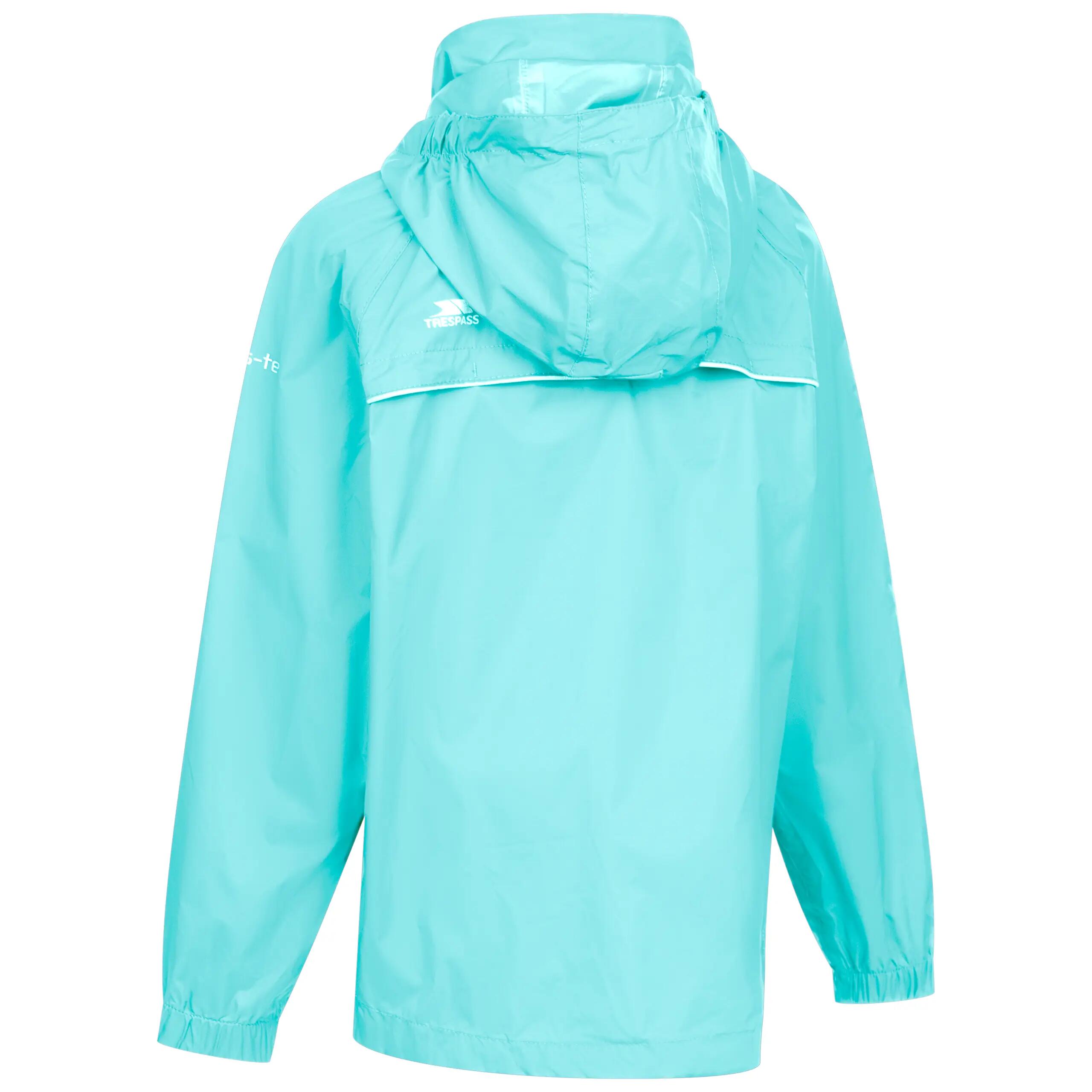 Regenjacke für Mädchen Trespass Qikpac X 3/6
