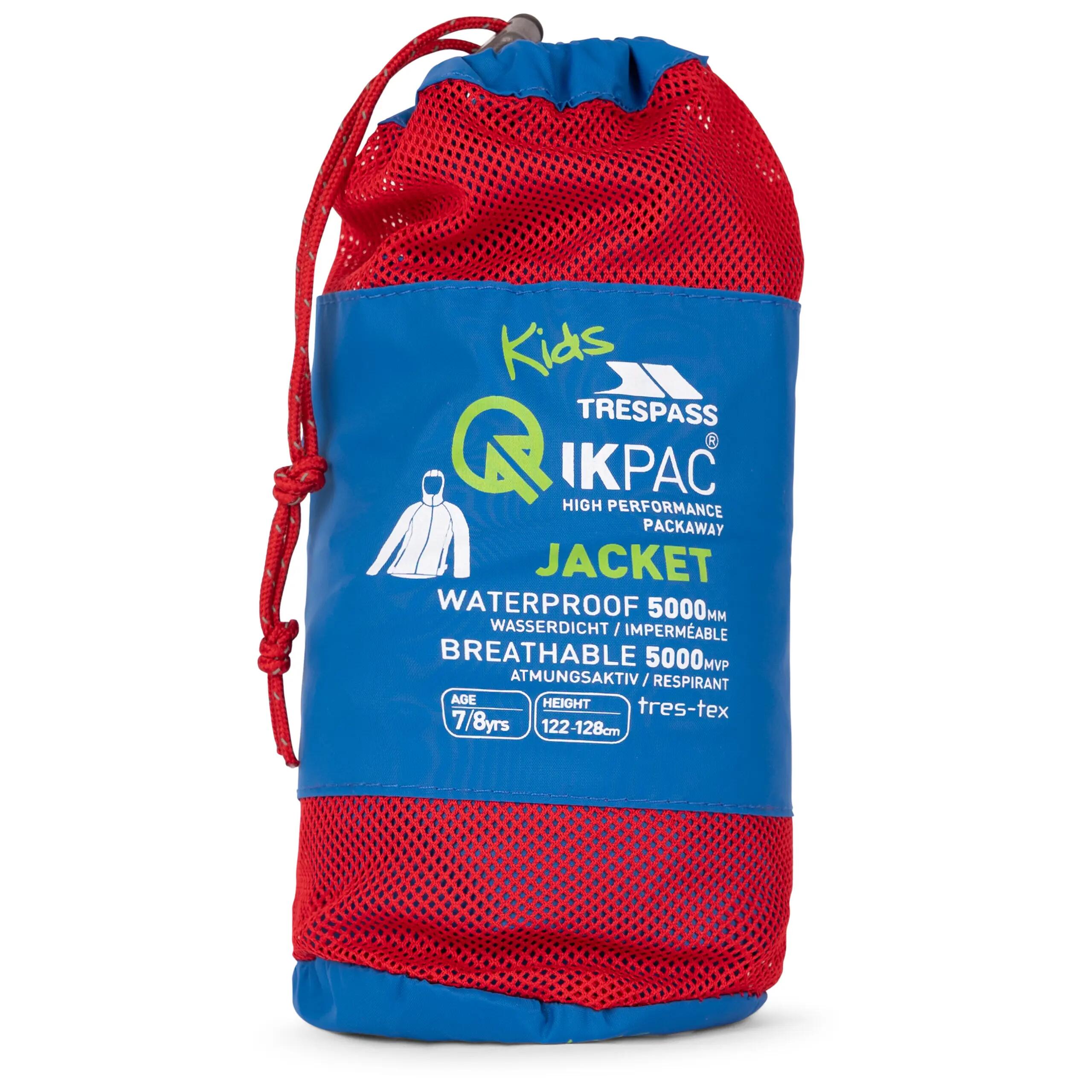 Trespass Qikpac X - Packaway Infantil Unissex Jkt Azul 3/3