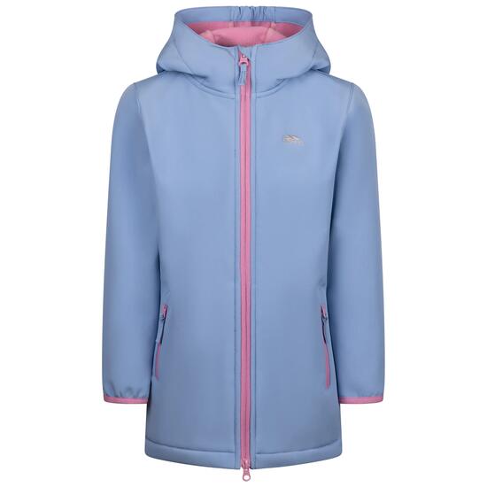 2058 Brennagh - Veste softshell femme longue bleu cornflower 7/8