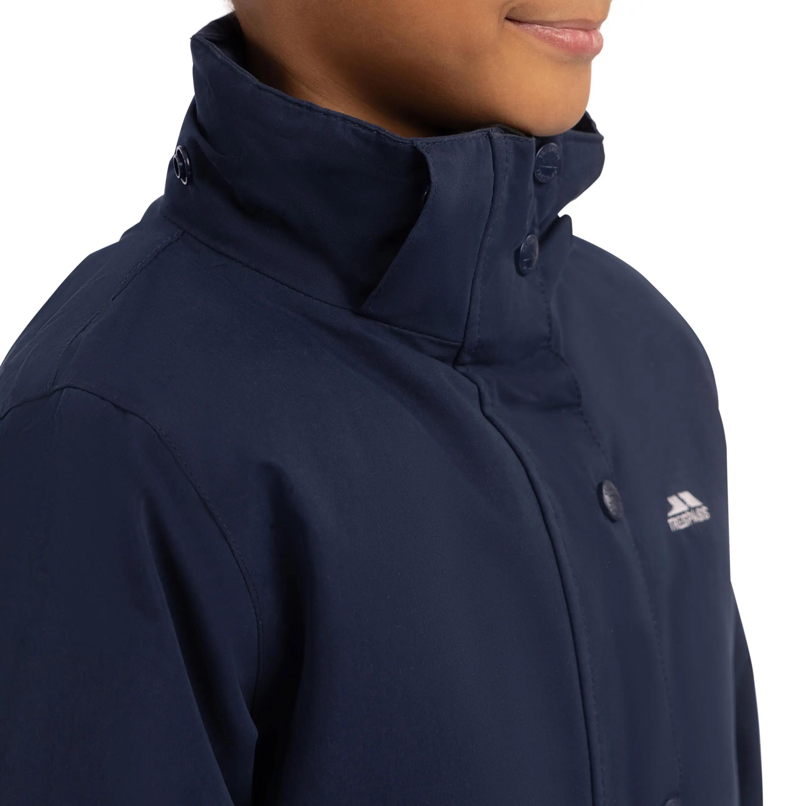 Trespass Astound - Veste femme 3/4 imperméable TP50 Marine 5/5