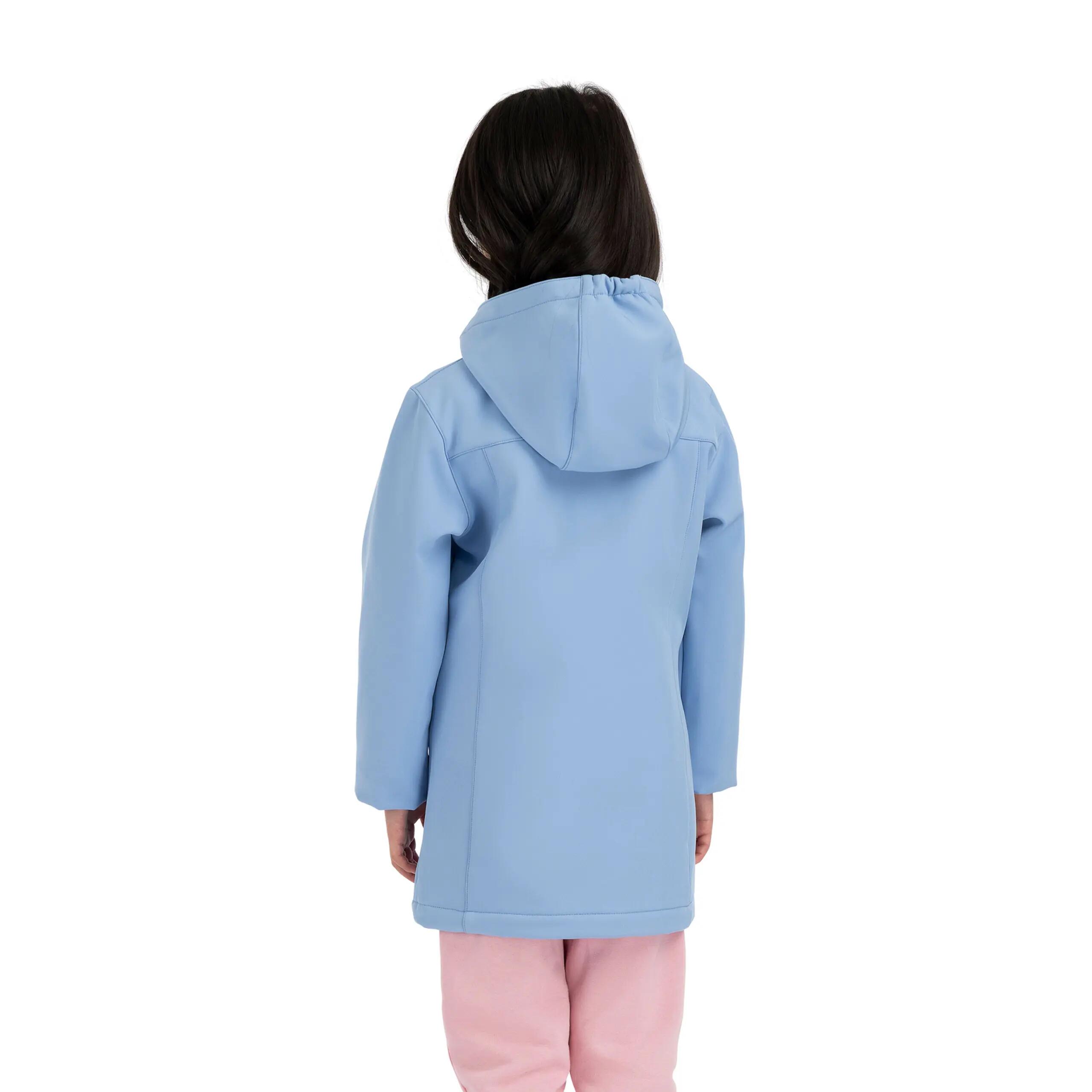 2058 Brennagh - Veste softshell femme longue bleu cornflower 7/8 5/5