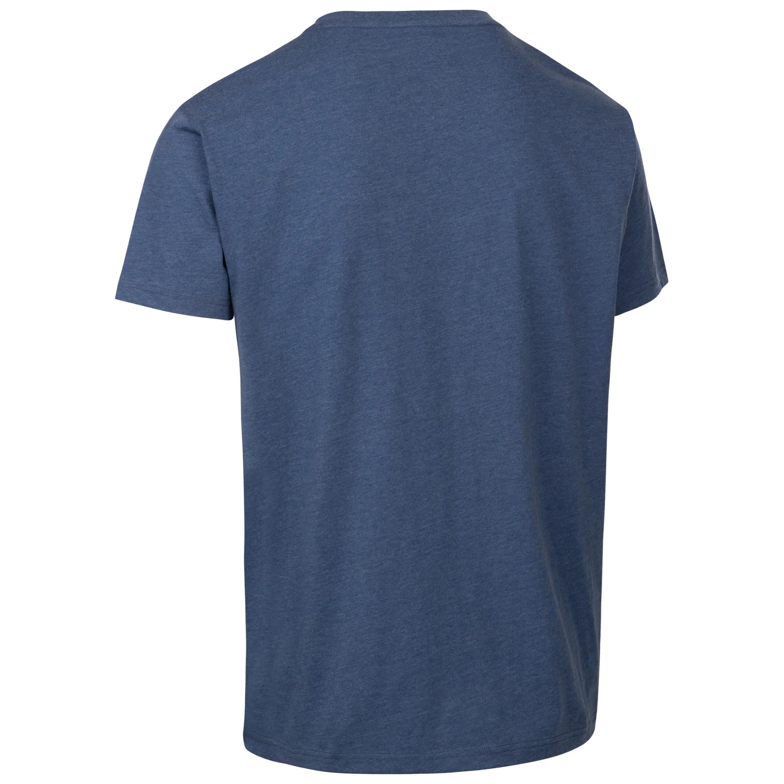 Trespass Kooten – Herren-T-Shirt mit lässigem Druck, Indigo-Ton, meliert 2/5