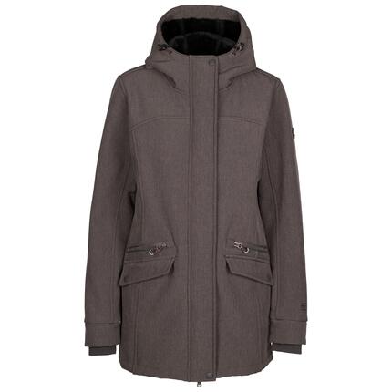 Trespass Anza - Veste Softshell Femme Gris Foncé Chiné