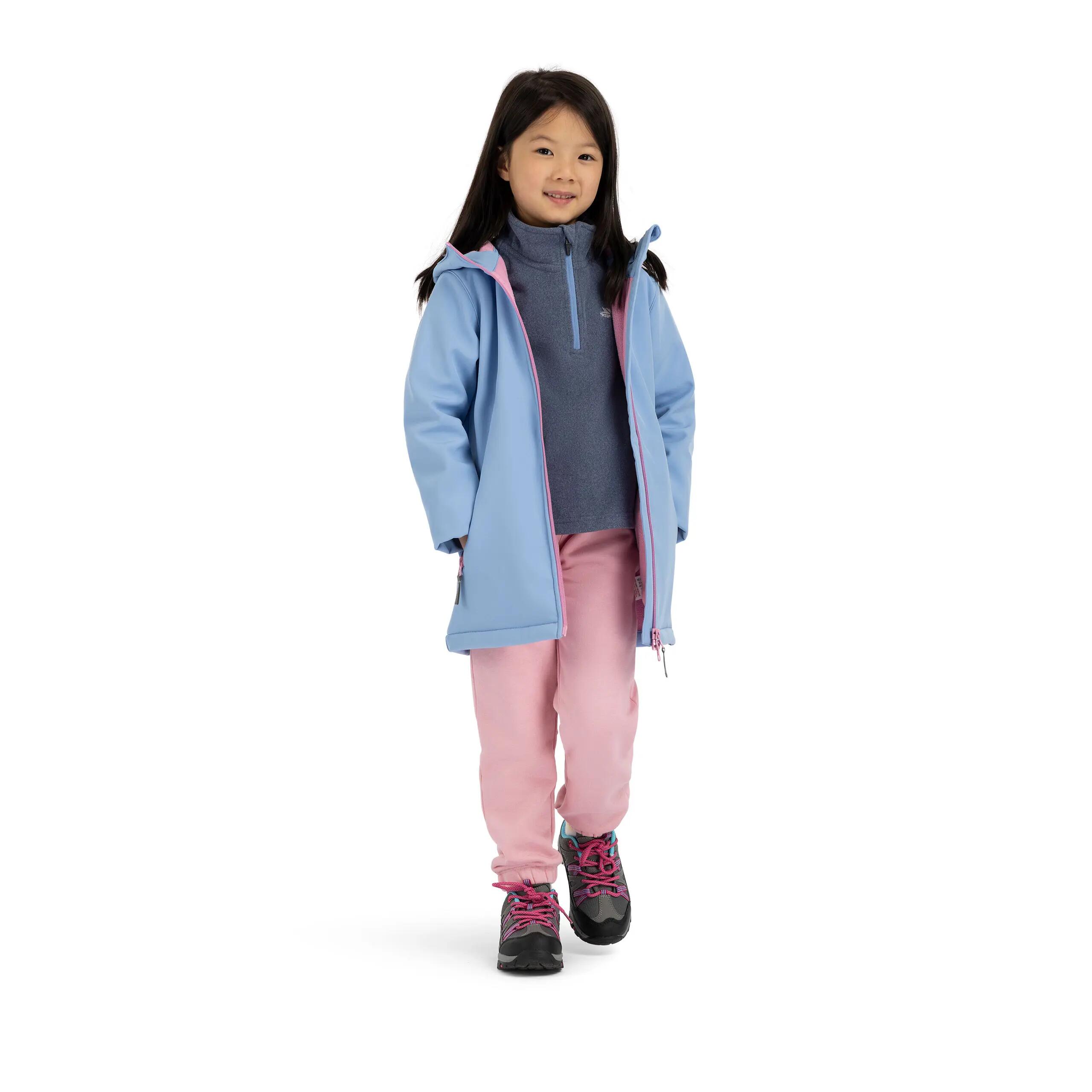 2058 Brennagh - Veste softshell femme longue bleu cornflower 7/8 3/5