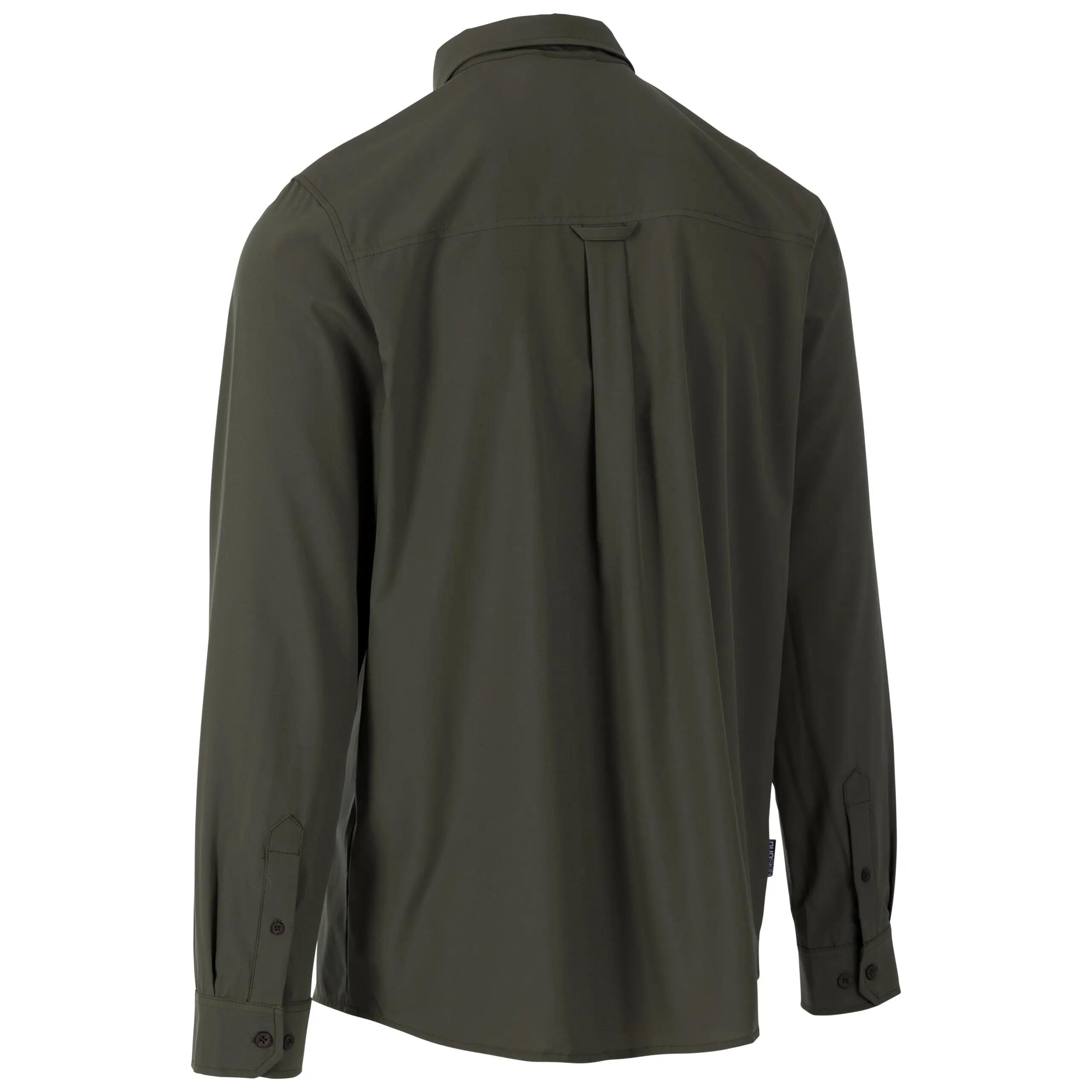 Camicia - trekking - uomo - stretch - Cargan - verde scuro 2/5