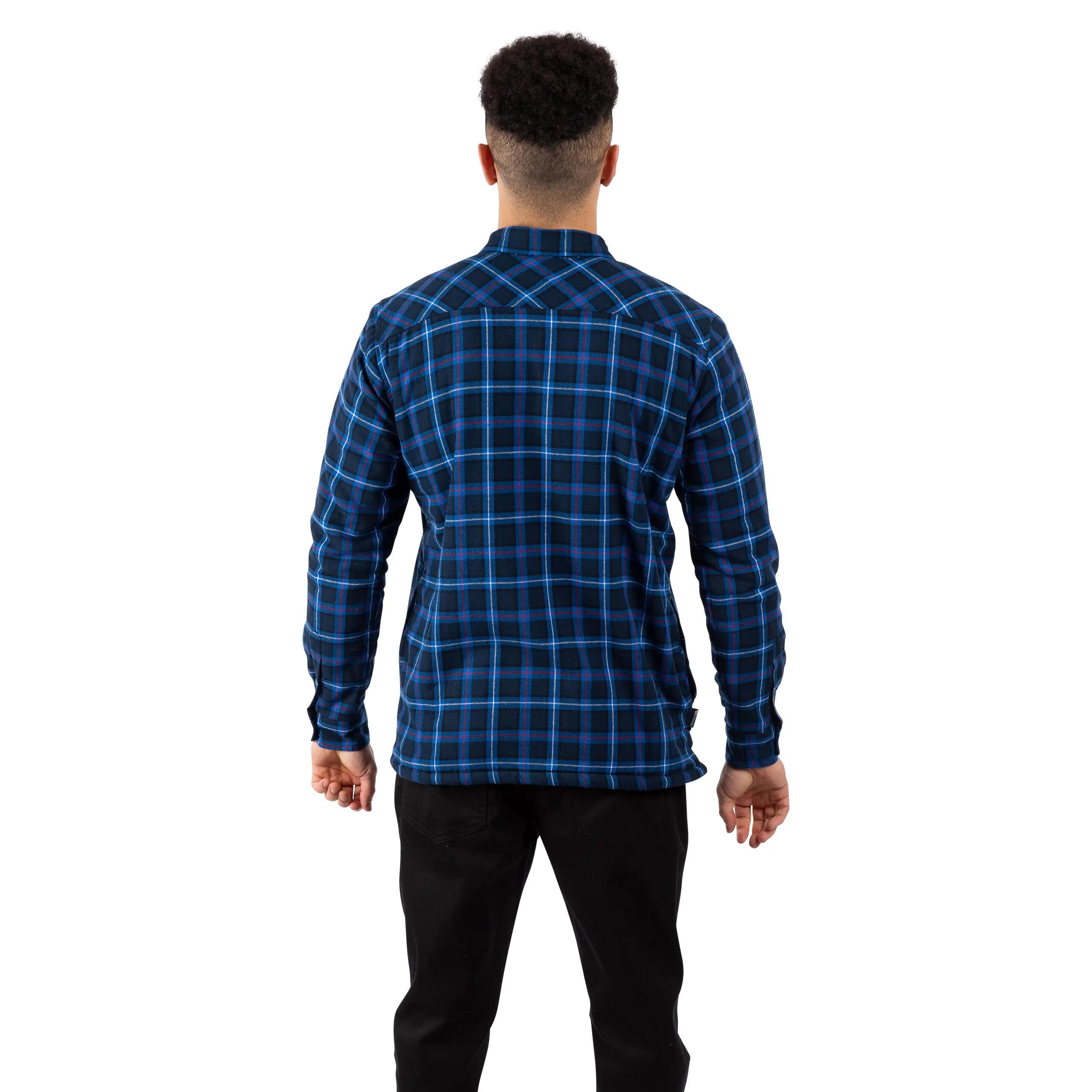 Trespass Rapeseed - Camisa a cuadros para hombre Azul oscuro a cuadros 4/5