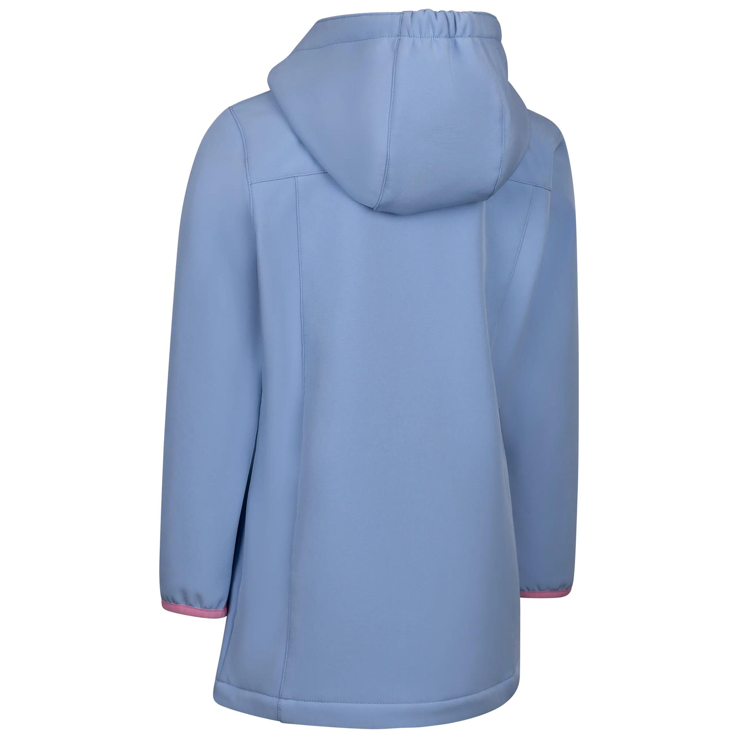 2058 Brennagh - Veste softshell femme longue bleu cornflower 7/8 2/5