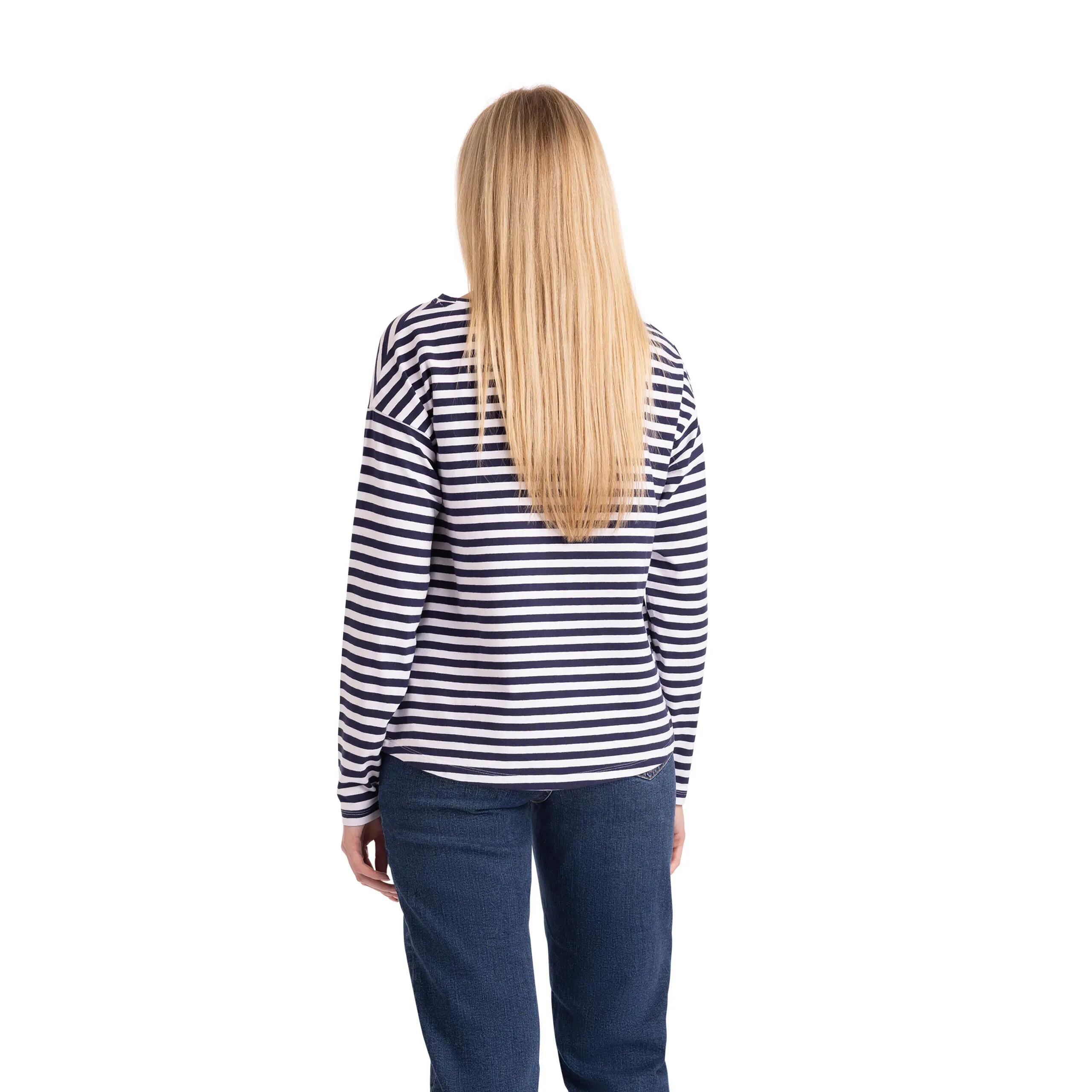 T-shirt donna Trespass Thelma maniche lunghe a righe L. 3/5