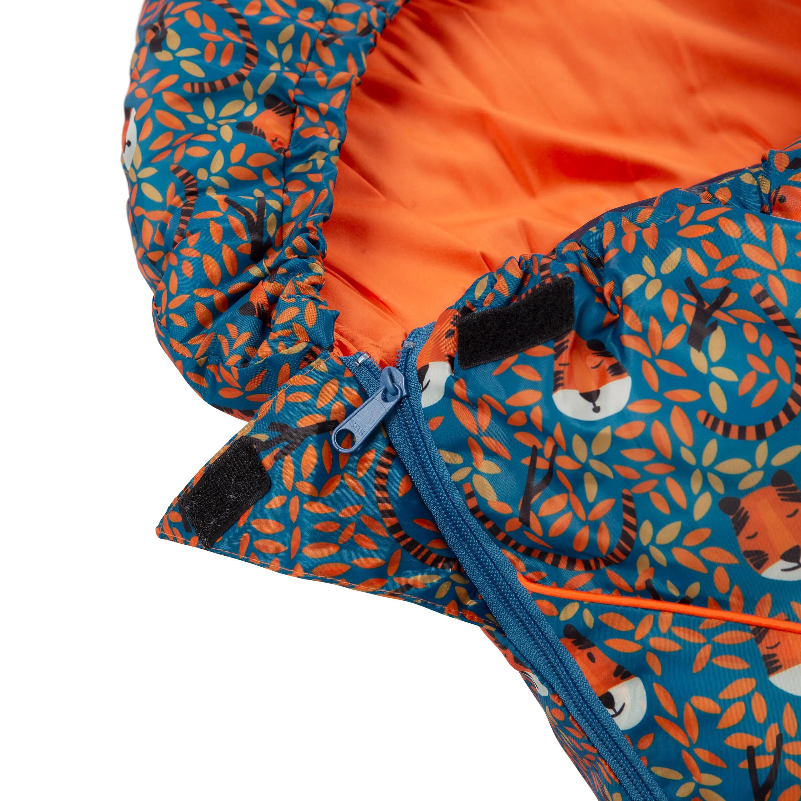 Sac de couchage enfant Trespass BUNKA momie polyester 3 saisons 4/7