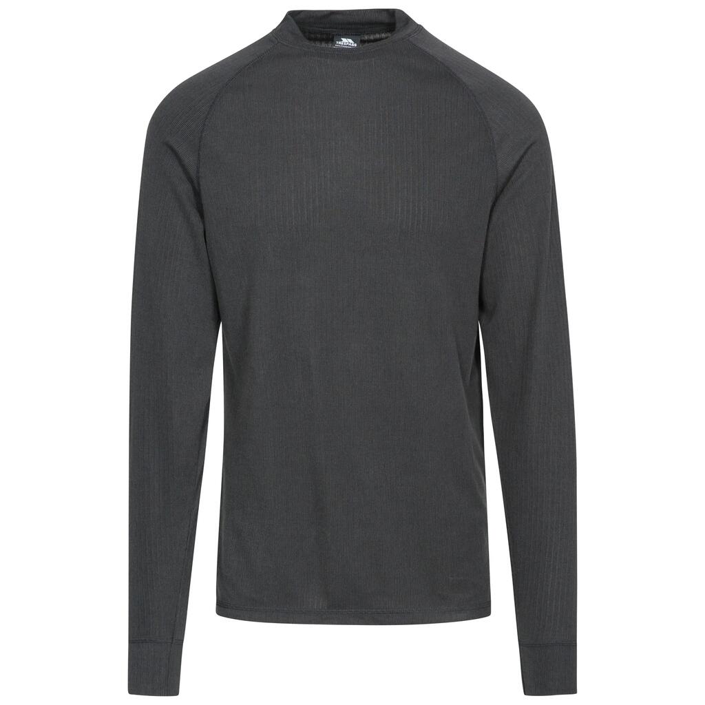 Flex360 Long Sleeve Black Top Lightweight Baselayer for Winter Ski