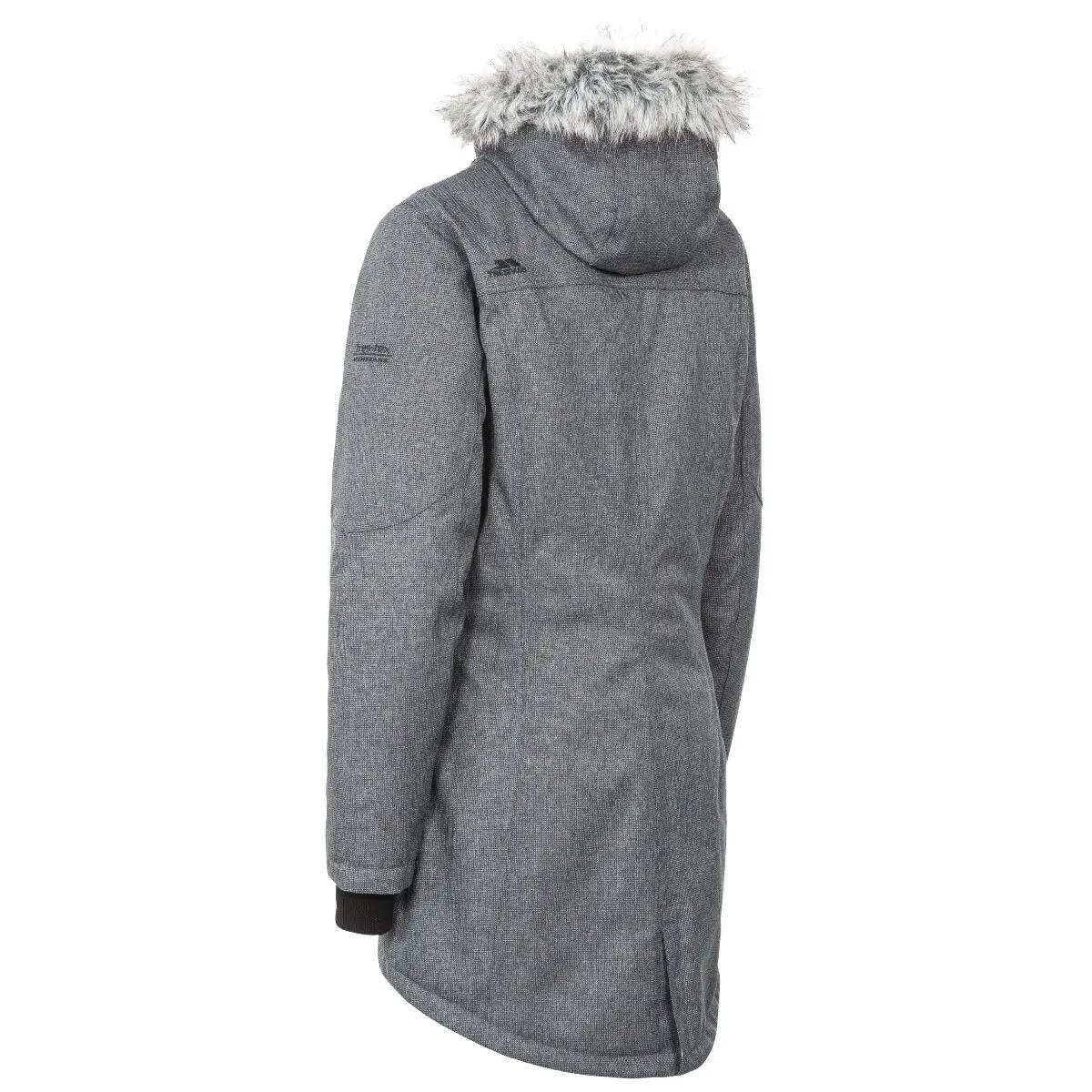 Trespass Thundery – Damenjacke Schwarz/Silbergrau 2/4