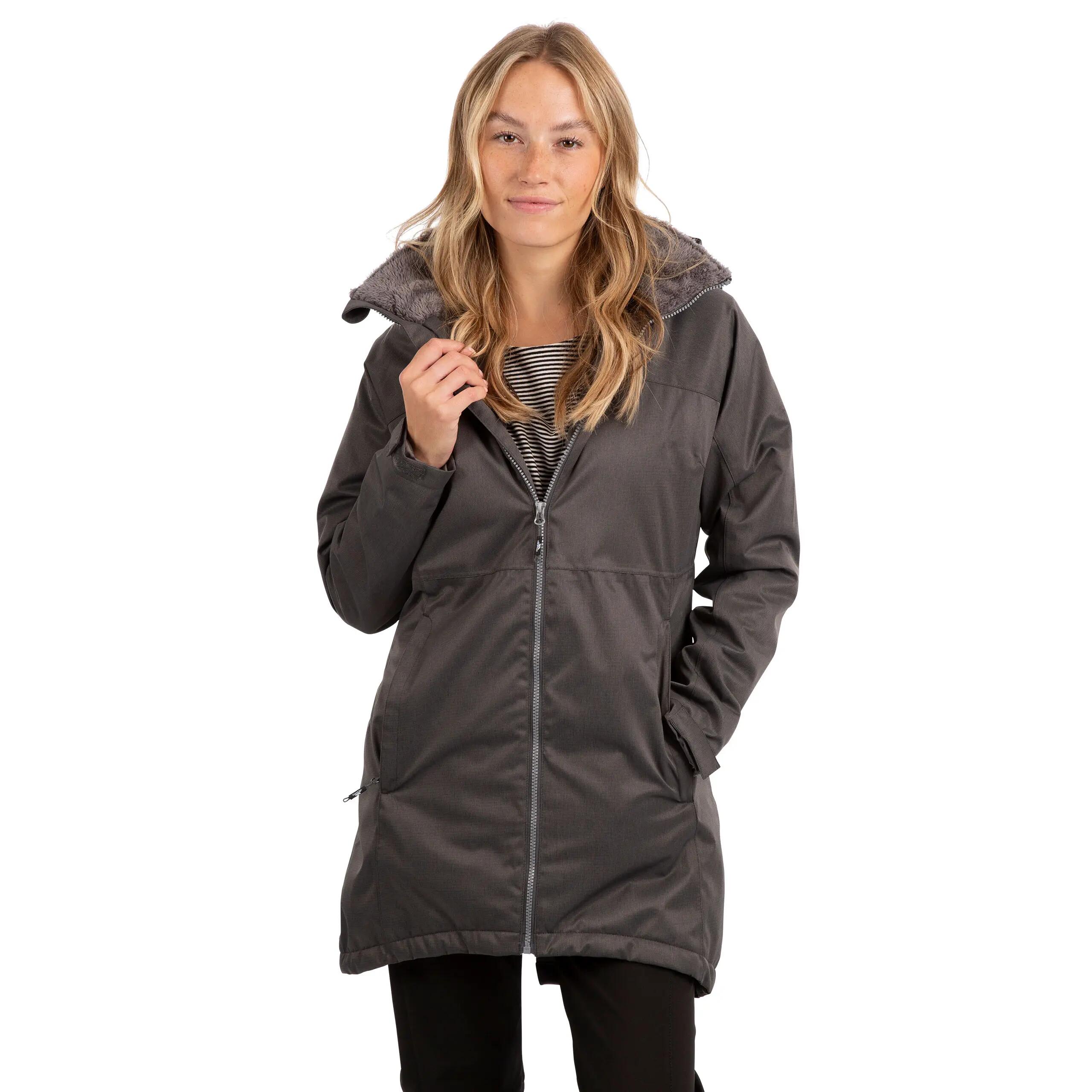 Trespass Winter - Feminino Jkt Cinza Escuro Marl 3/5