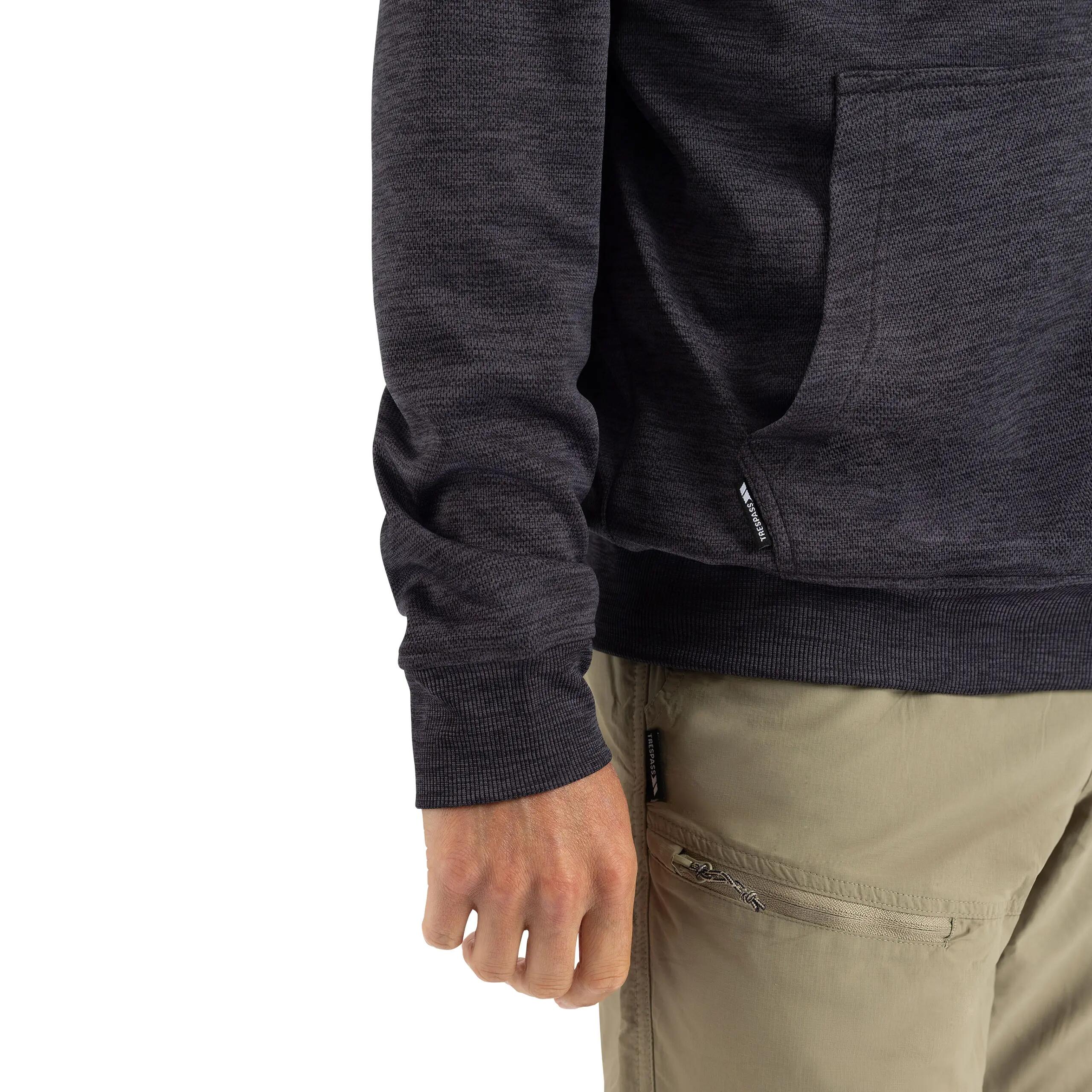 Trespass Fewston - Sweat à capuche décontracté pour Homme Dark Flint Marl 4/5