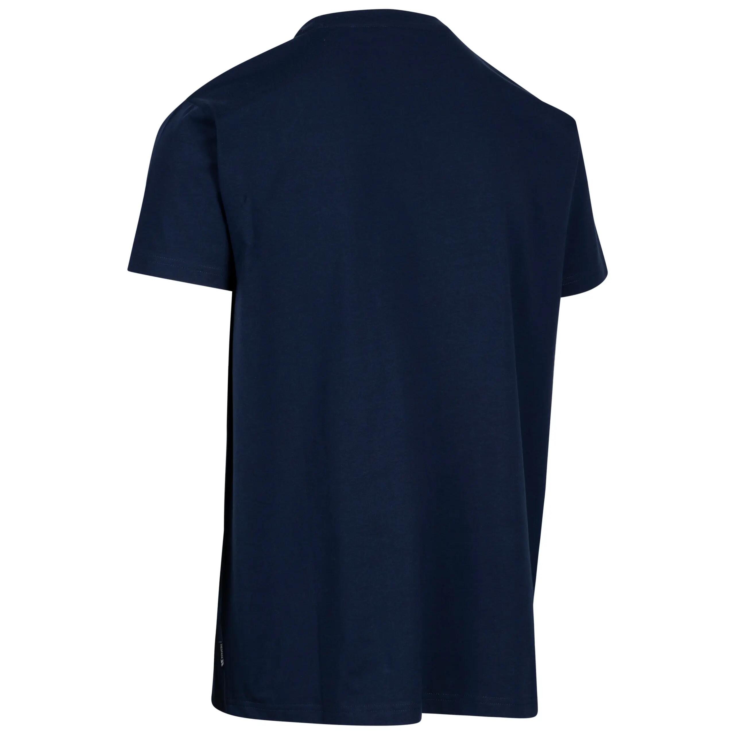 Trespass Cedarf- Heren casual bedrukt overhemd marineblauw 2/2