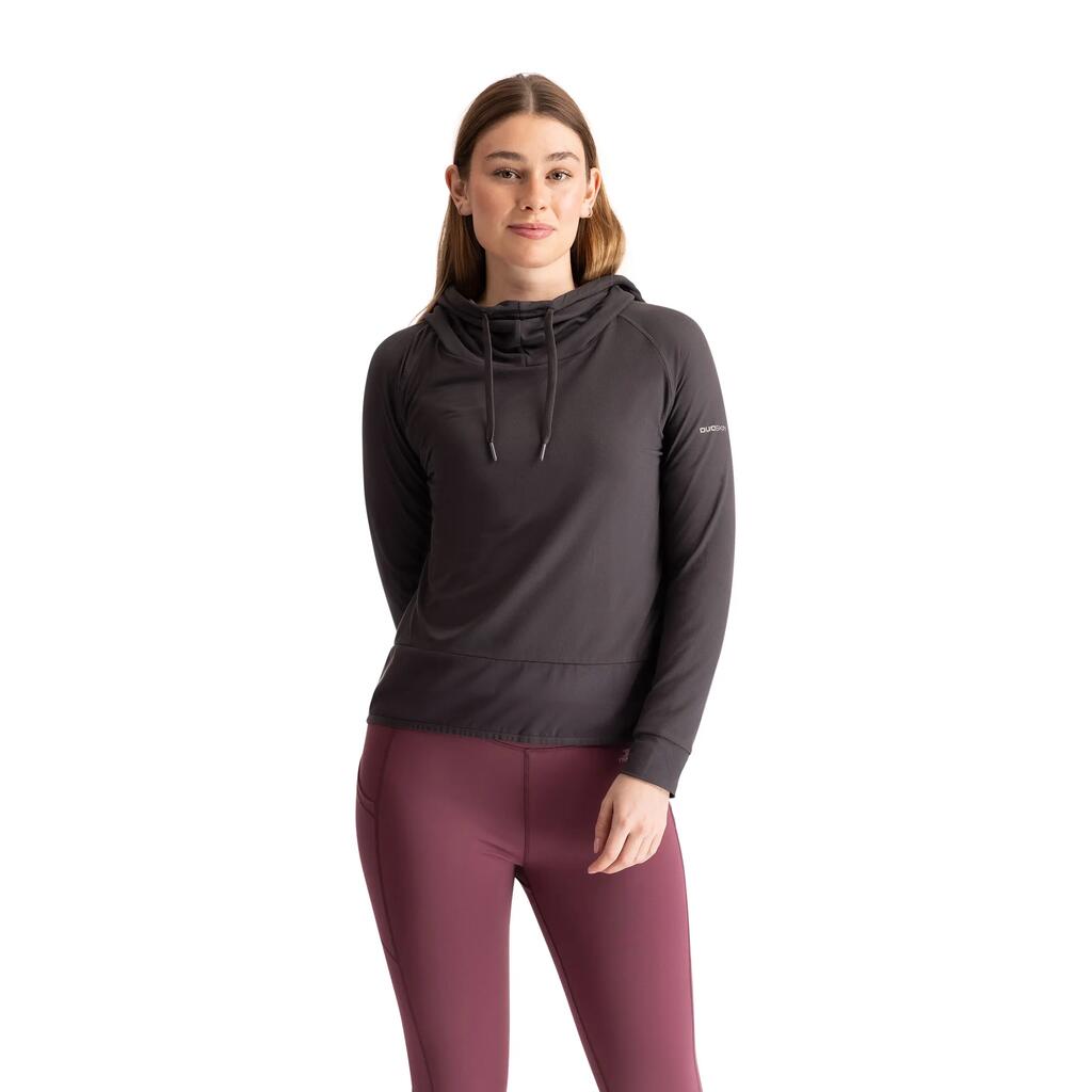 Womens Long Sleeve Hooded Top Female Active Gym Immy