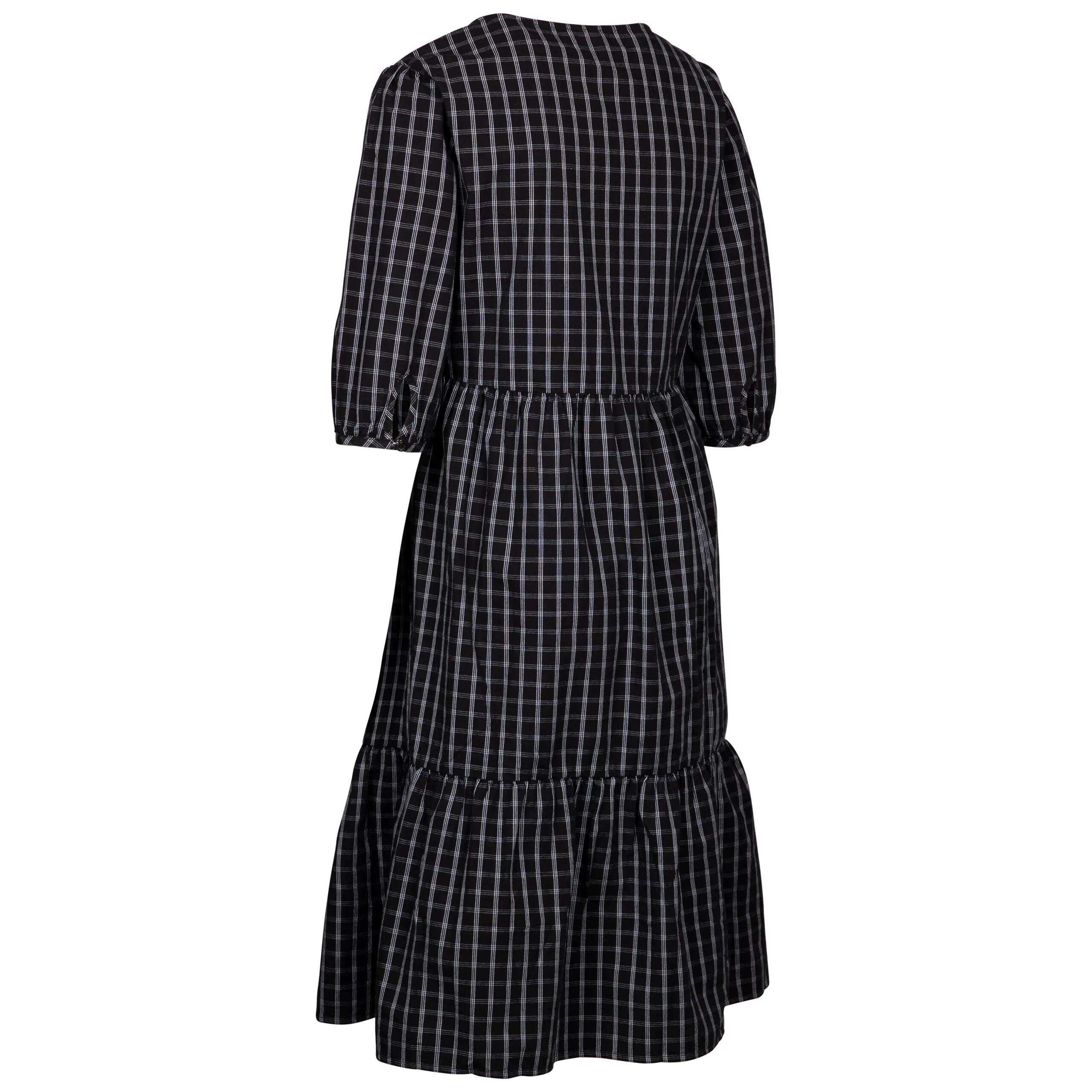 Trespass Helen - Abito casual femminile a quadri neri 2/2
