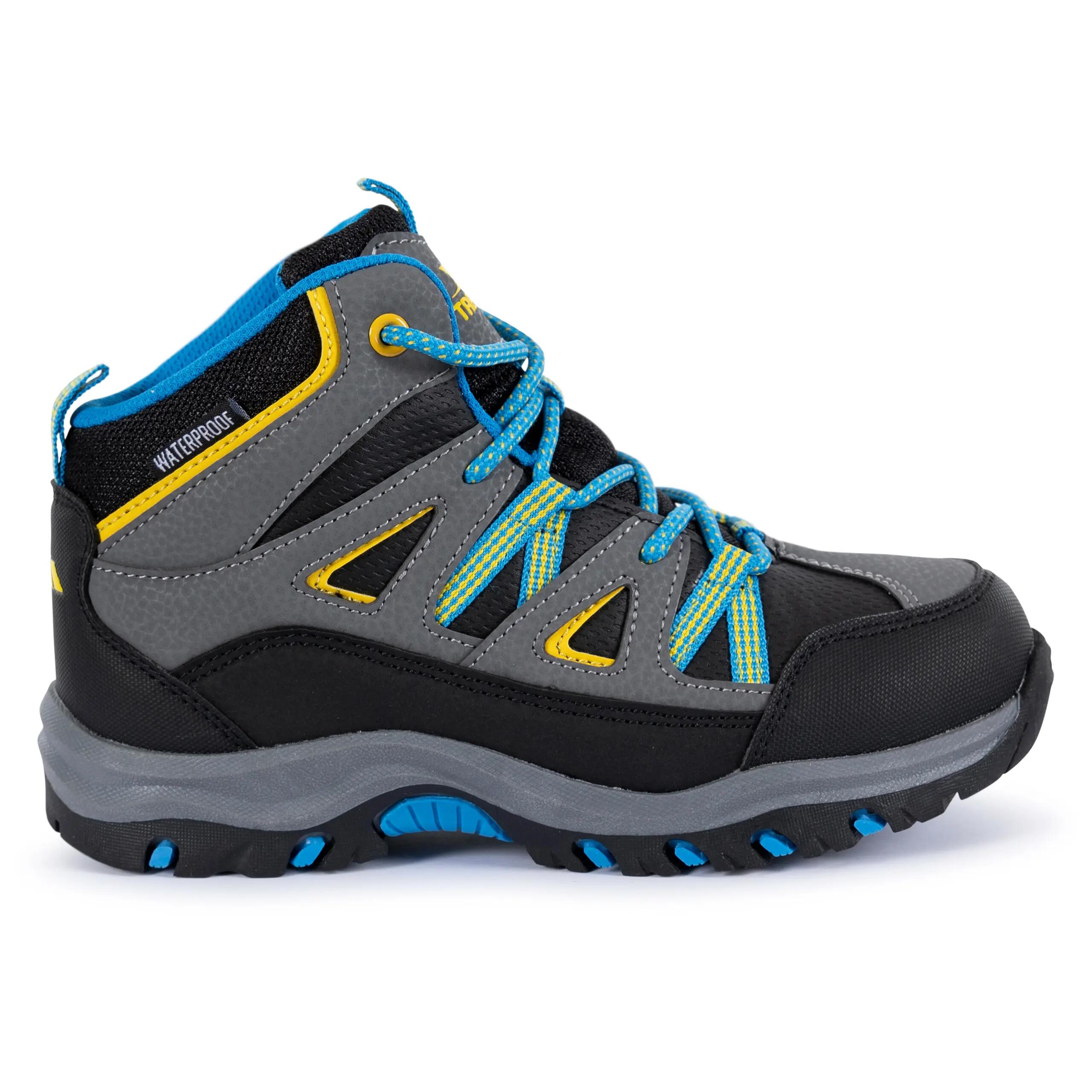 Trespass Gillon II – Scarpa da trekking mid-cut per bambini unisex, impermeabile 2/7
