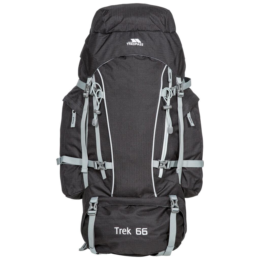 66L Black Rucksack Trek