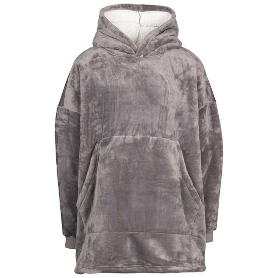 Trespass Cosiness - Sweat à capuche oversize At300 Storm Grey