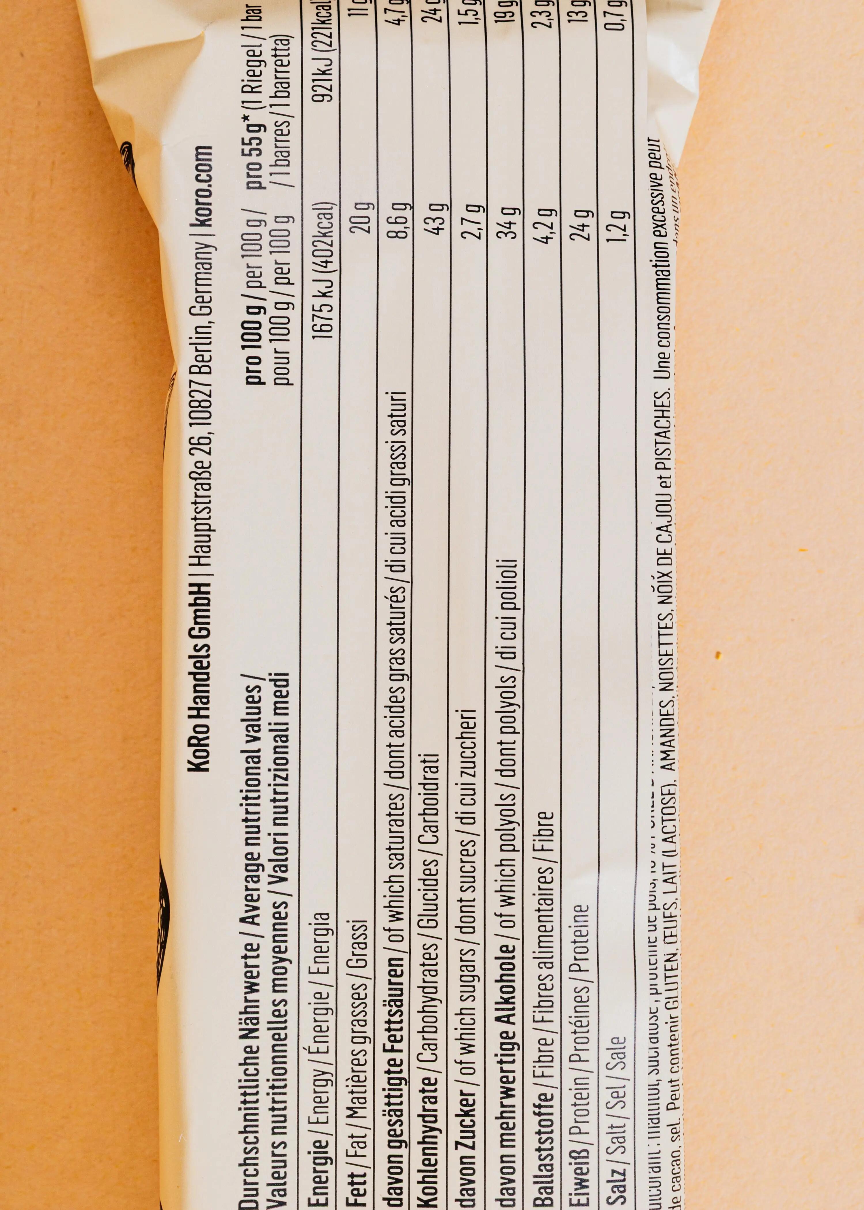 Barre protéinée Deluxe vegan cacahuète | 12 x 55 g 6/6