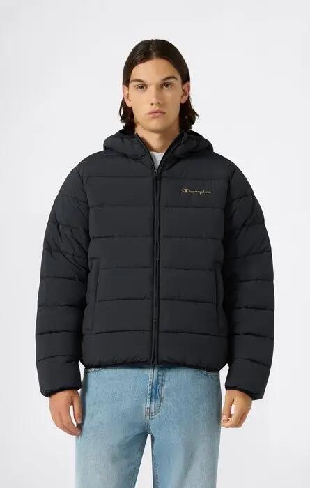Chaqueta con capucha Champion Outdoor Negra 221548-KK001 Hombre 6/6