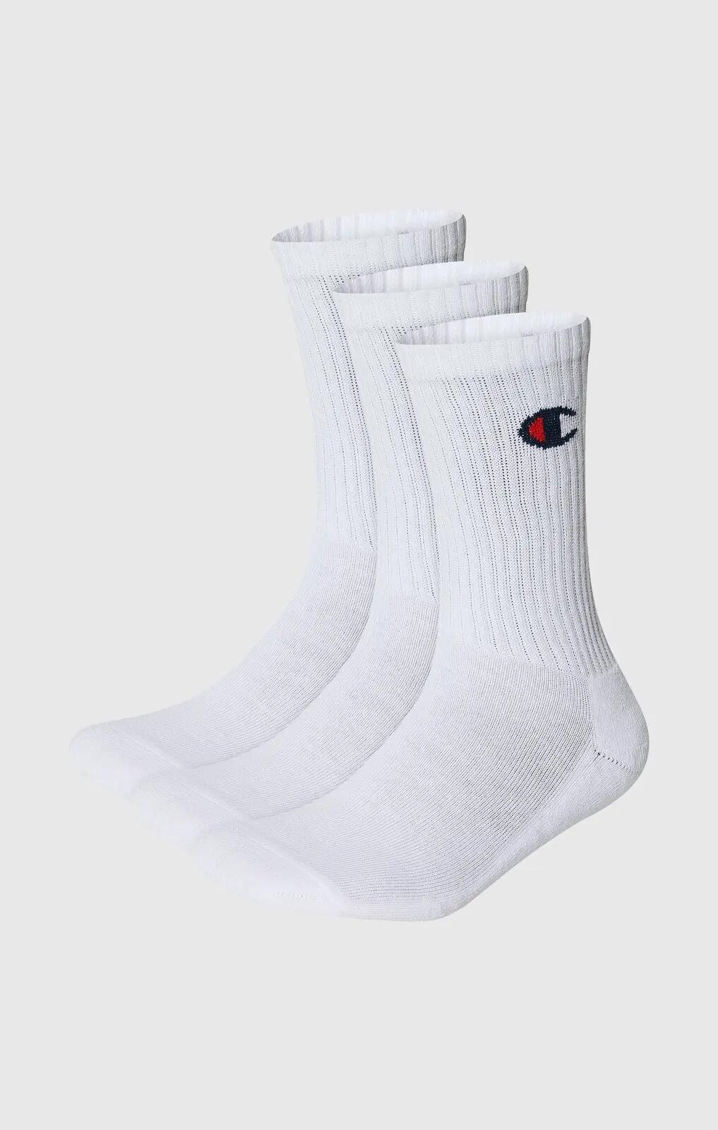 3 Paar Champion Crew Socken Gr. 35 - 46 Unisex Tennissocken U24558 4/4