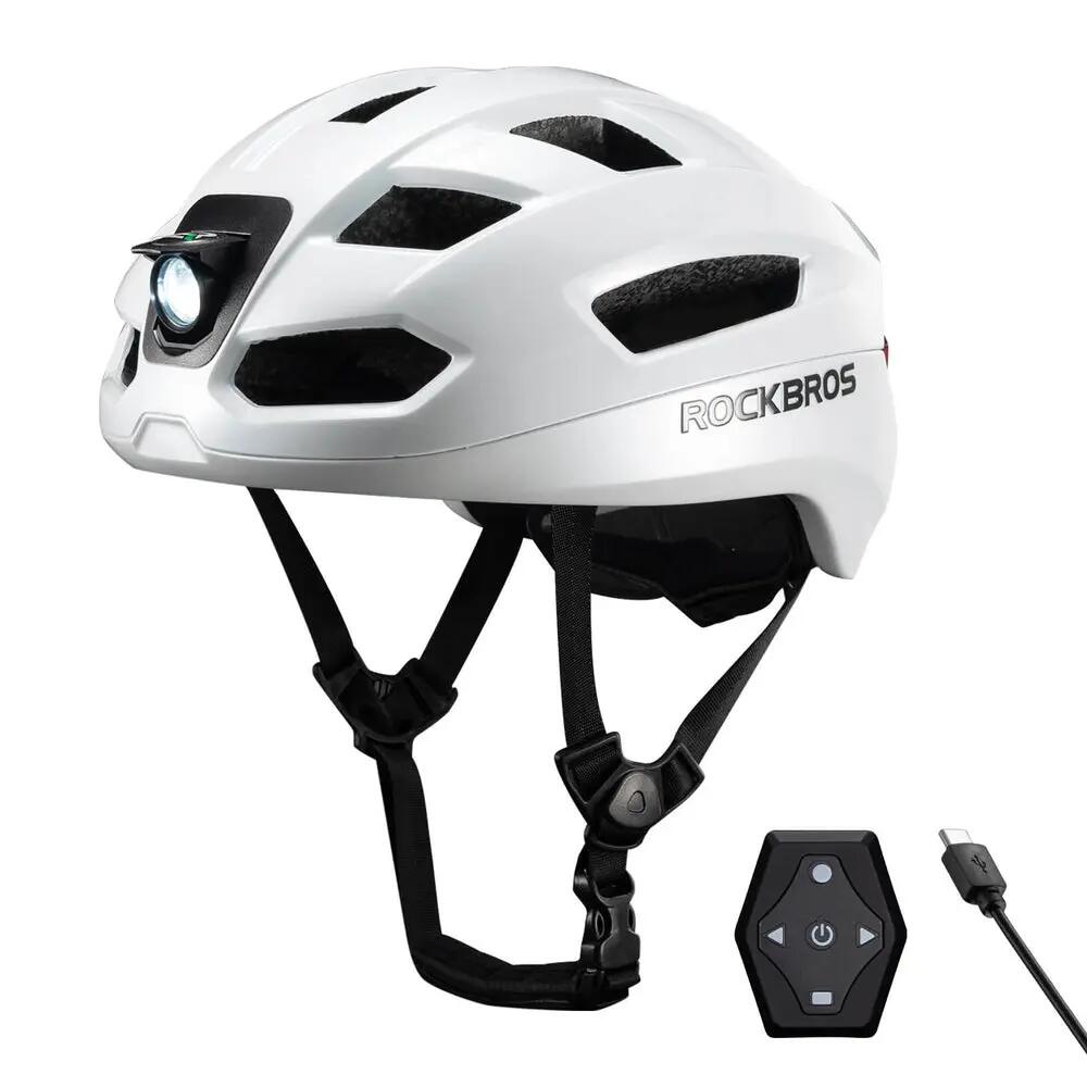 Smart Bike Helmet with Lights and Turn Signals Cycling Helmet 58-60cm