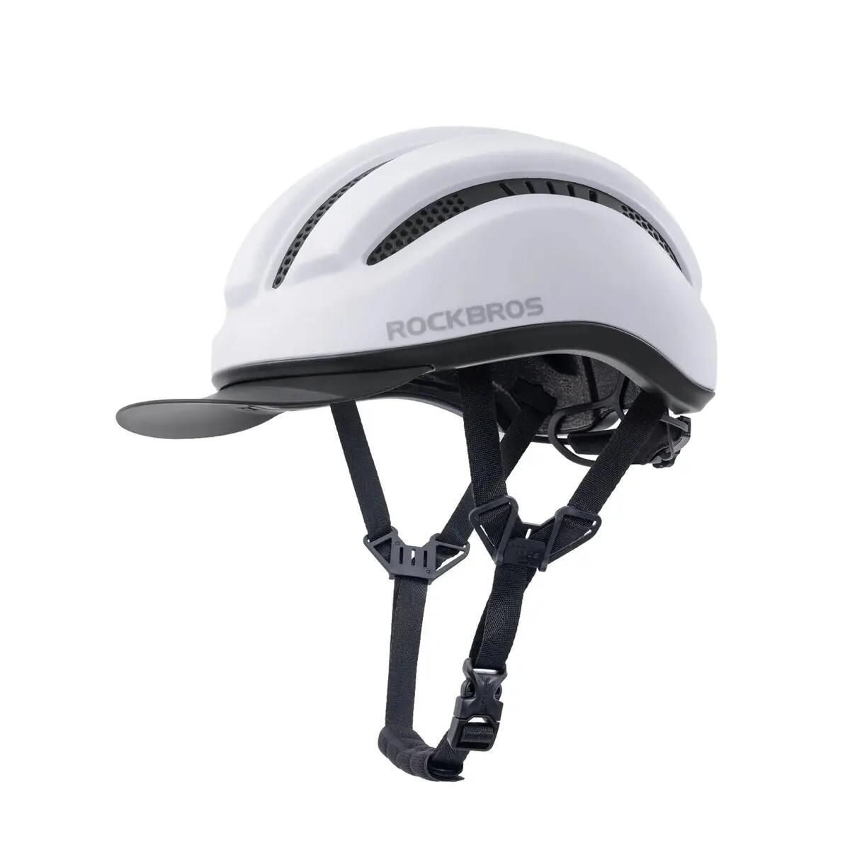 ROCKBROS Bike Helmet with Magnetic Photochromic Goggle Sun Visor