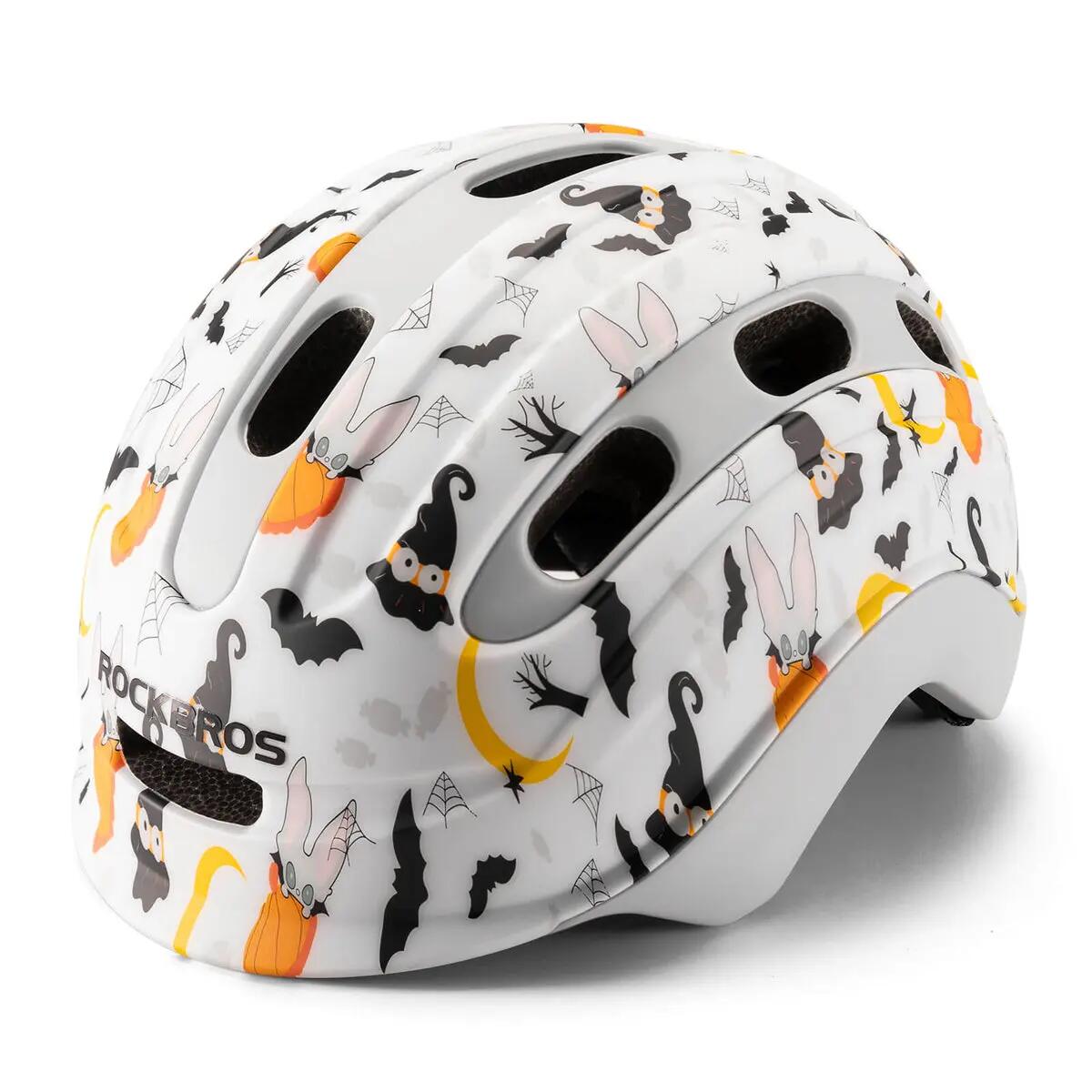 ROCKBROS Kids Bike Helmet Boys Girls 6-18 Adjustable Breathable Helmet