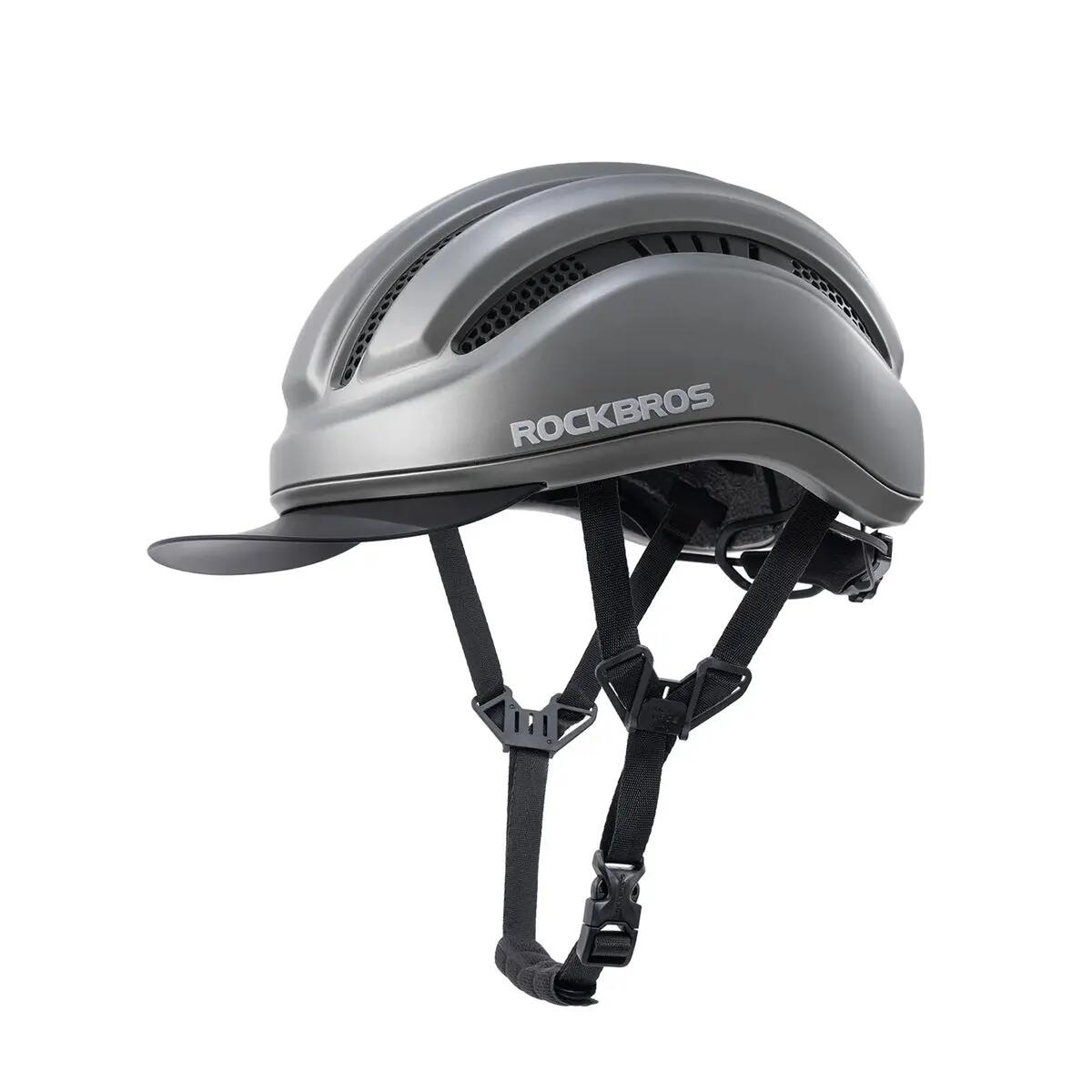 ROCKBROS Bike Helmet with Magnetic Photochromic Goggle Sun Visor