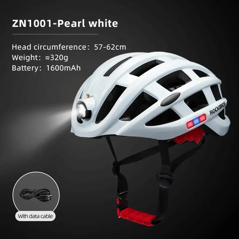 ROCKBROS Ultralight Bike Helmet Light Outdoor Night Cycling EPS Safety