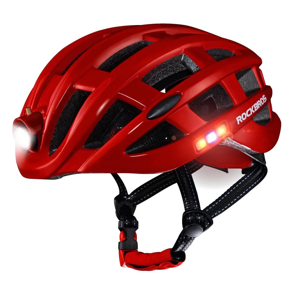 ROCKBROS Ultralight Bike Helmet Light Outdoor Night Cycling EPS Safety