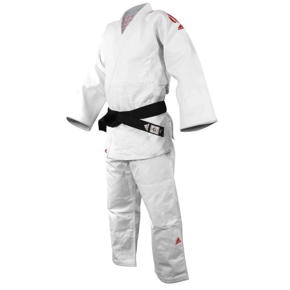 Kimono judo ADIDAS millenium à bandes or 3/5