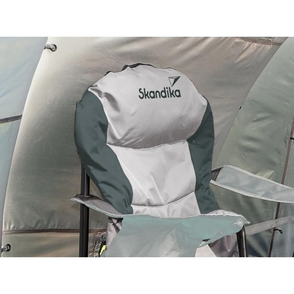 Campingstuhl Relax Comfort - Bequemer Klappstuhl mit Getränkehalter und Kühlfach 7/13