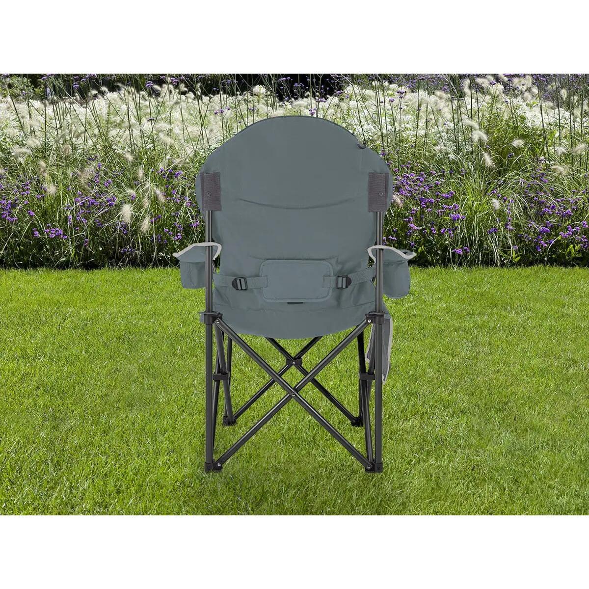 Campingstuhl Relax Comfort - Bequemer Klappstuhl mit Getränkehalter und Kühlfach 5/13