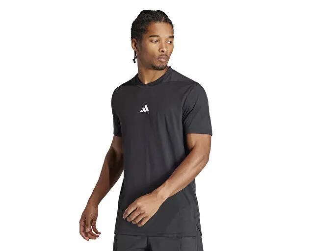 adidas D4T Tee Erkek Antrenman Tişörtü IK9725 Siyah 1/5