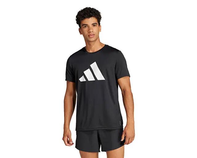 Adidas Run it Tee Erkek Koşu Tişörtü IL7235 Siyah 1/5