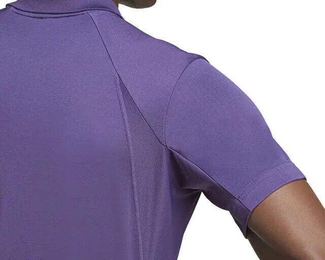 adidas Freelift Polo Erkek Tenis Polo Tişört JW9849 Mor 5/5