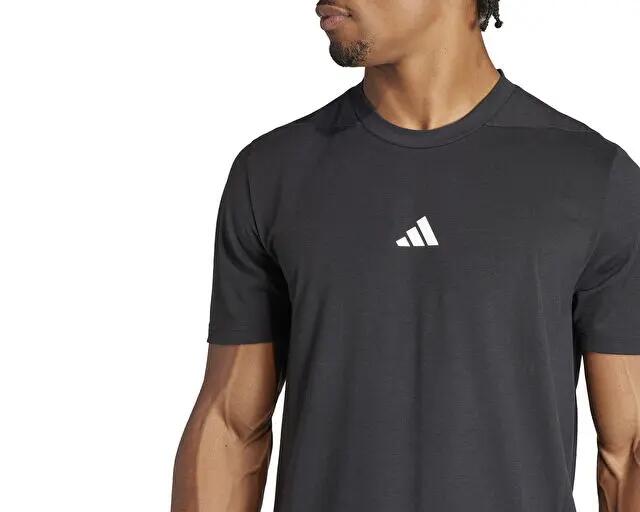 adidas D4T Tee Erkek Antrenman Tişörtü IK9725 Siyah 5/5