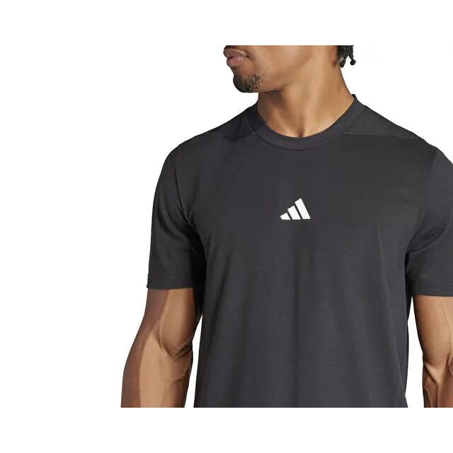adidas D4T Tee Erkek Antrenman Tişörtü IK9725 Siyah