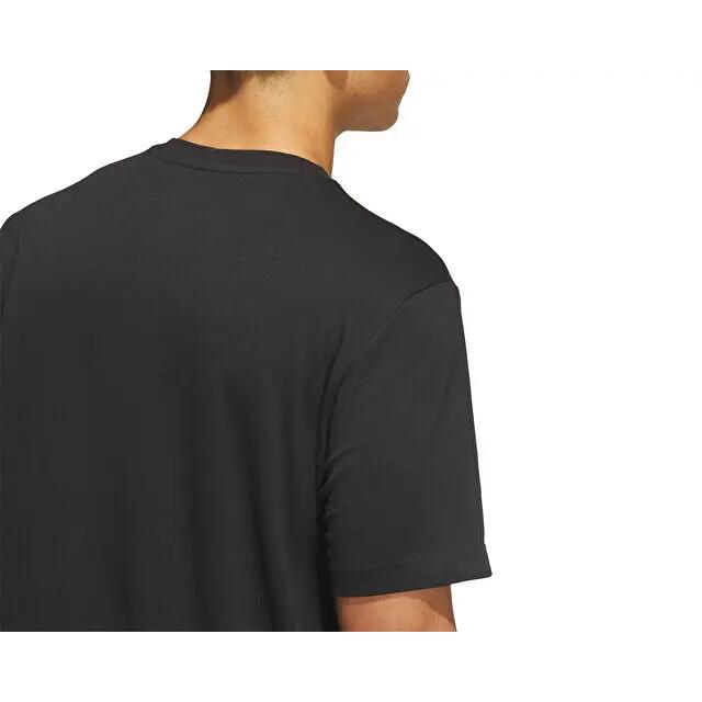 Adidas FDN ILLUSTR TEE Erkek Basketbol Tişörtü KS2198 Siyah