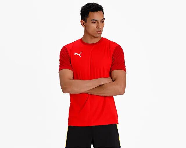 Puma Teamgoal 23 Sideline Tee Erkek Futbol Antrenman Tişörtü 65648401 Kırmızı 3/5